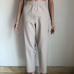 Old Navy Tan/Khaki Joggers Stretch-tech Sweatpants Women’s Size M Quick Dry